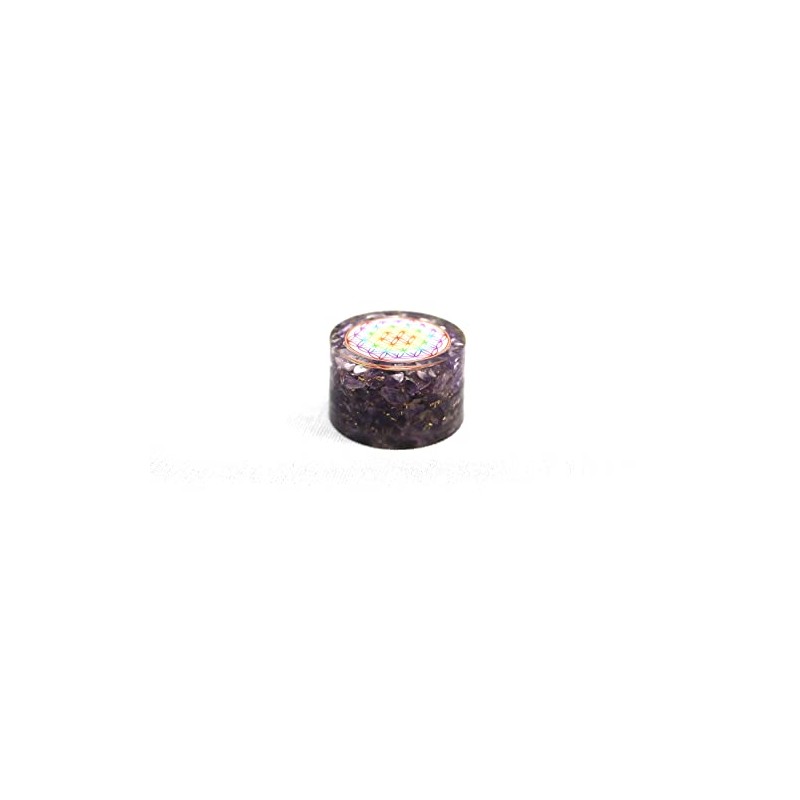 Jet International Amethyst Flower of Life Orgone Tower Buster Piezo