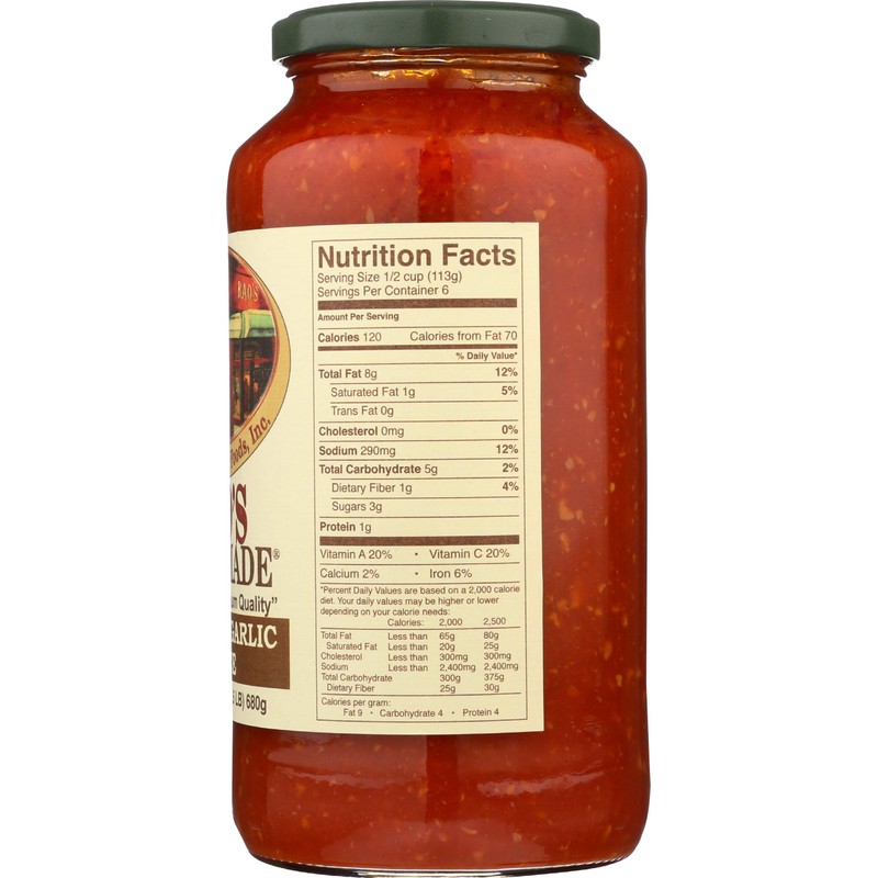 Rao's Homemade Roasted Garlic Pasta Sauce 24 oz