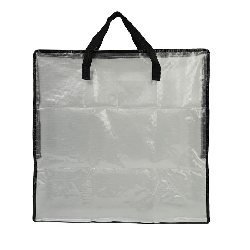 96L Ultra-large capacity Clear Plastic Storage Bag, 66 x 66