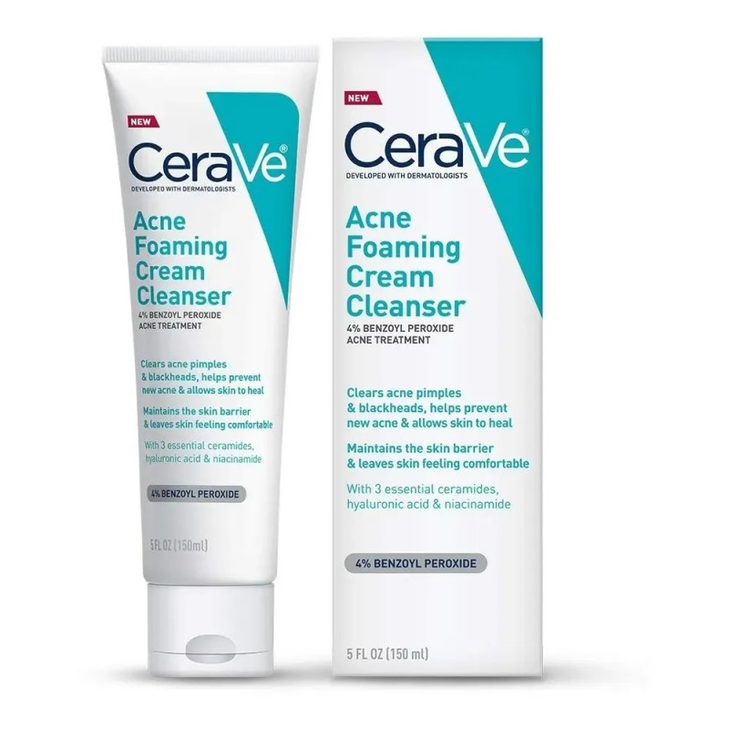 CeraVe Cleanser Espuma Limpiadora para Acné 150 ml | Control