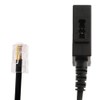 Helos 014107 8P4C TAE-RJ45 Black cable interface/gender adapter 014107, 8P4C,