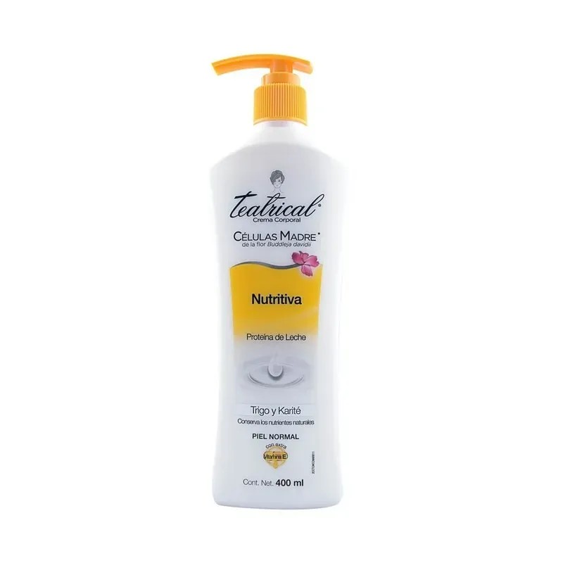 Crema Corporal Teatrical Celulas Madre Nutritiva 400ml