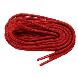 2 pair pack round 36 Inch Fire Engine Red Heavy Duty 4mm thick boot laces shoelaces