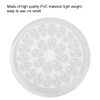 Pack of 50 Disposable Eyelash Glue Palette, Transparent Plastic Eyelash