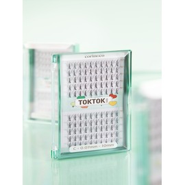 Toktokhara W eyelashes 100pcs (choose 1 of 4 types) / 톡톡하라 더블유 속눈썹 100pcs (4종 택1)