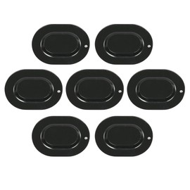PIT66 7pcs Trunk Floor Pan Drain Plug Plate Set Metal Compatible with 1967-1977 A-Body/Chevelle/GTO/ 442/ GS, Fit All GM Big Car All GM from 1967-1977