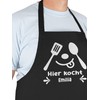 Geschenk mit Namen personalisiert by Shirtracer - Apron - Cooking