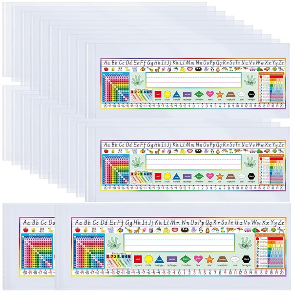 Outus Classroom Name Plates Set Include 36 Pcs Desk Name