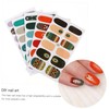 OHPHCALL 15sheets Bohemian Style Nail Art Stickers Decals Nail Art