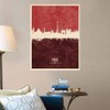 CANVAS ON DEMAND Paris France Skyline Wall Decal, Artwork
