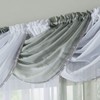 Alan Symonds Sheer Rod Pocket Slot Top Plain Voile Swag