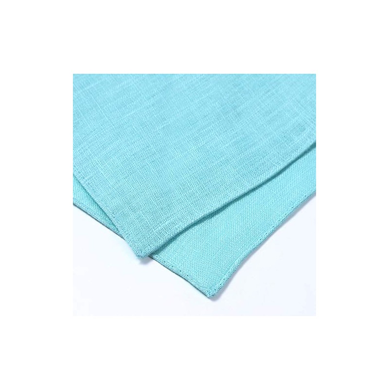 LINEN & BASIC Color Handkerchief Linen (16.5 x 16.5 inches