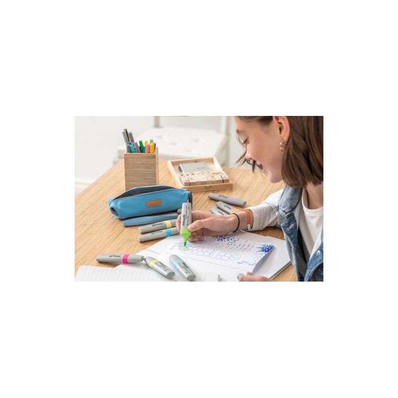 Pelikan Highlighters 490 eco Pastel Violet Pack of 10 in