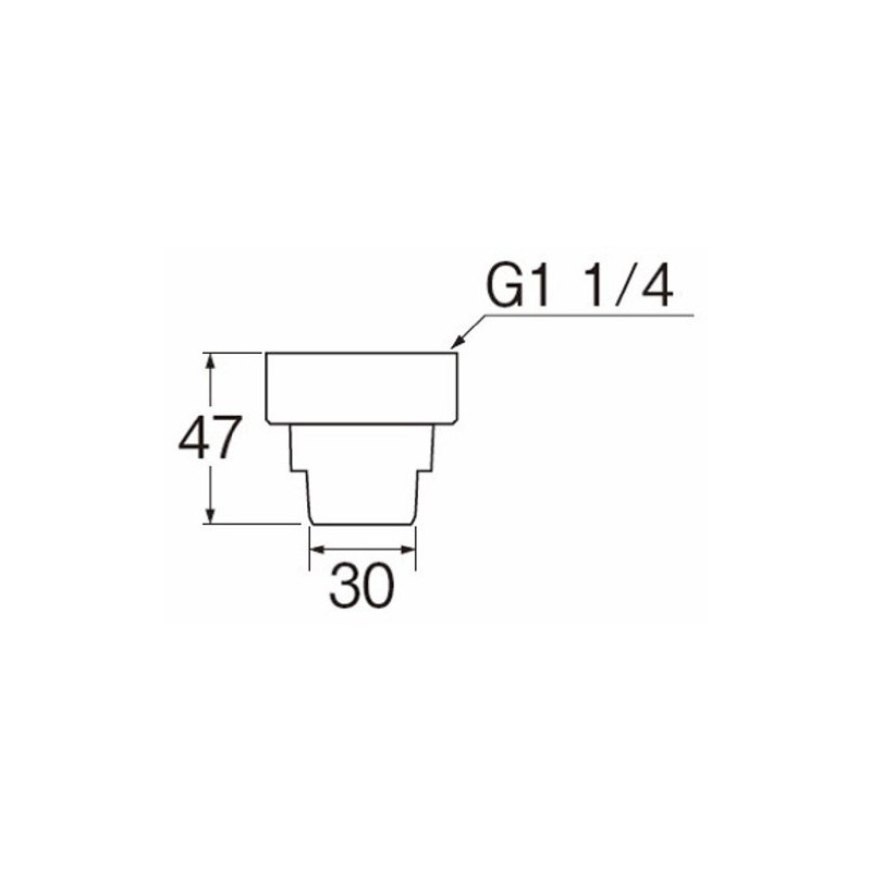 SANEI PH62-88S-30 Drain Hose Union Nut, Connects to Drain Plug