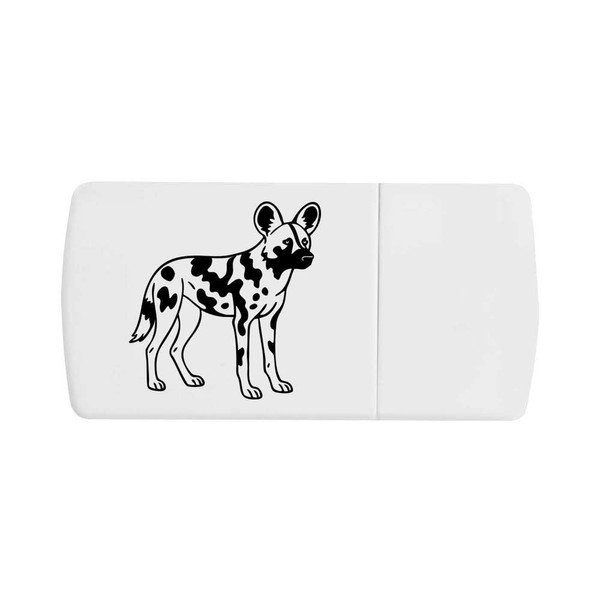 'African Wild Dog' Pill Box with Tablet Splitter (PI00034962)
