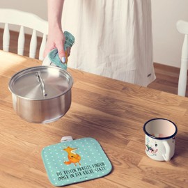 Mr. & Mrs. Panda Pot Mat Fox Chef Gift Chefs Kitchen Saying Pot Holder with Saying Cooking Pot Holder Set Oven Glove Saying