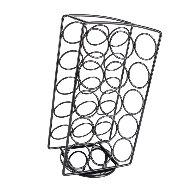 Coffee Pods Holder Pre Assembled Stainless Steel 360 Degree Rotating