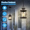 MrSconce Outdoor Pendant Light, Farmhouse Exterior Hanging Light Fixture with