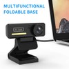 ABASK 2MP Webcam with Microphone, HD 1080p for PC, Laptop,