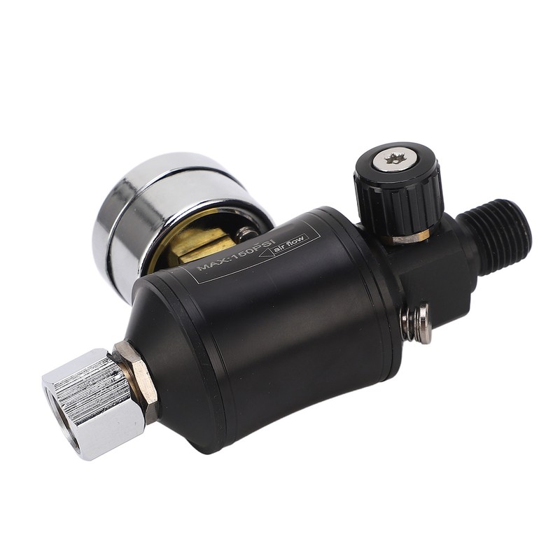 Air Pressure Regulator Filter Pneumatic Adjusting Valve with Gauge for