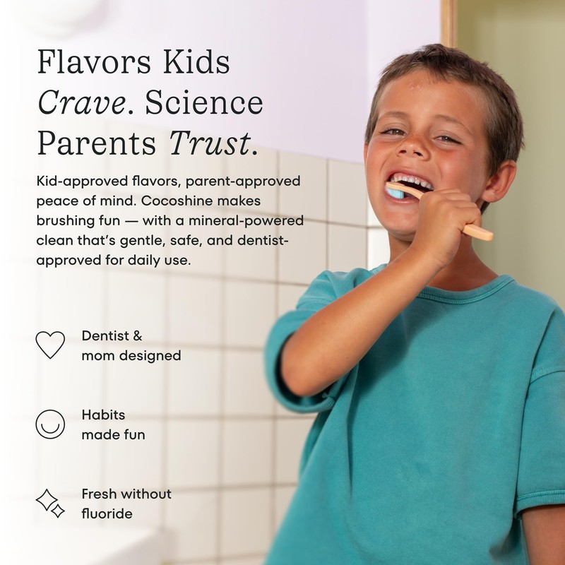Cocoshine Teeth Whitening Toothpaste by Cocolab, Nano-Hydroxyapatite Toothpaste, Non-Fluoride with