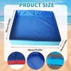 2 Pack Foldable Sandbox，20 Inch Portable PVC Sand Box for