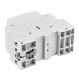 Heschen Household AC Contactor, HS1-20, Ie 20A, 4-Pin, 2NO 2NC, AC 12V Coil Voltage, 35mm DIN Rail Mounting