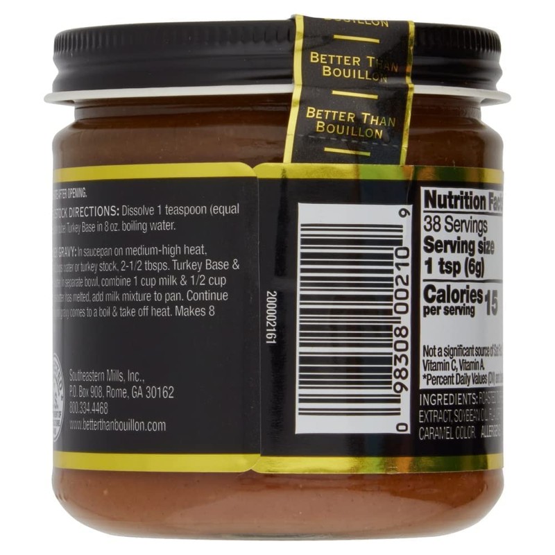Better Than Bouillon Premium Turkey Base, Made with Roasted Turkey,
