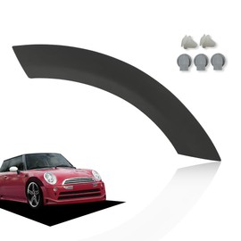 PIT66 Fender Splash Shield Front Right& Passenger Side Compatible with Mini Cooper 2002-2008 Fender Arch Cover Trim Wheel Arch Trim Fender Liner