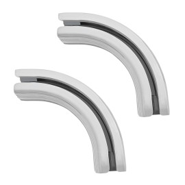 ZSHINE Curtain Double Tracks with Valance Rod Curtain Rail Track Heavy-Duty Curtain Rails for Living Room Bedroom Roomcolor: White 90 Degree Conncector
