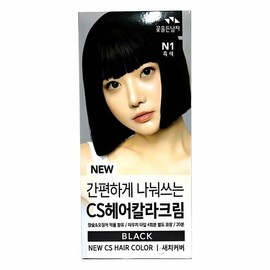 Man with Flowers Squid Ink Gray Hair Dye Black Ink Dye Cream Black Hair Color Hair Decolorization Cash on Delivery or Payment upon Order / 꽃을든남자 오징어먹물 새치염색제 흑색 먹물 염색 크림 검정색 헤어 컬러 모발 제 탈색 착불 또는 주문시 결제
