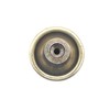 binifiMux 6pcs Vintage Flower Drawer Pulls Knobs, Flower Embossing, Bronze