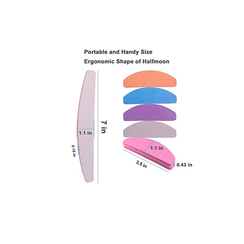 AhaTopia Moptrek Buffer (10 Pcs), Buffer Block Nail Files Double