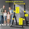 SogesHome Power Tower Dip Station Pull Up Bar for Home