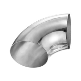 M METERXITY OD 4 Inch 90 Degree Mandrel Bend Elbow, Thicken 1.5 mm 304 Stainless Steel Exhaust Elbow Pipe for Car Modified Exhaust System, Stair Handrail Bend, Height 146 mm