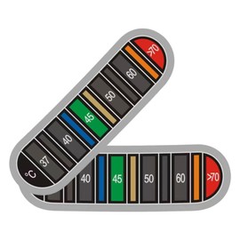 2 Pcs Color Changing Temperature Sticker Milk Jug Thermometer Sticker For Coffee pot Up To 70°，Temperature Tester for Metal Milk Frothing Jug Coffee Cup Kettle