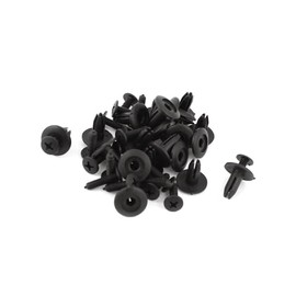 TUCKBOLD 20 Pcs Plastic Rivet Fastener Bumper Clips Retainer Push Clip 6mm Automotive Parts