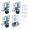 sourcing map 4Pack Adjustable Furniture Leveling Feet, 2.17" Heavy Duty