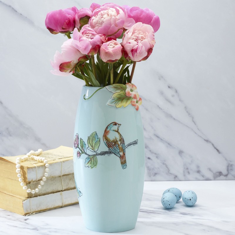 Fitz & Floyd Fitz and Floyd English Garden Ceramic Flower