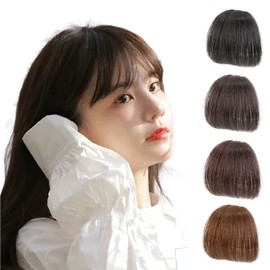 FESHFEN Bangs Wig, Partial Wig, For Cosplay, Fully Hand Planted, Women's, Extension, Point Wig, Fluffy, Ultra-thin, Bangs, Feathered Wig, Small Face, One-touch, Costume, Everyday, Supernatural, Heat