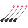 X AUTOHAUX 4pcs Car Speaker Connector Harness Adapter 72-5600 for