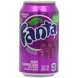 Fanta Grape Soda Can 355 ml (Pack of 12)
