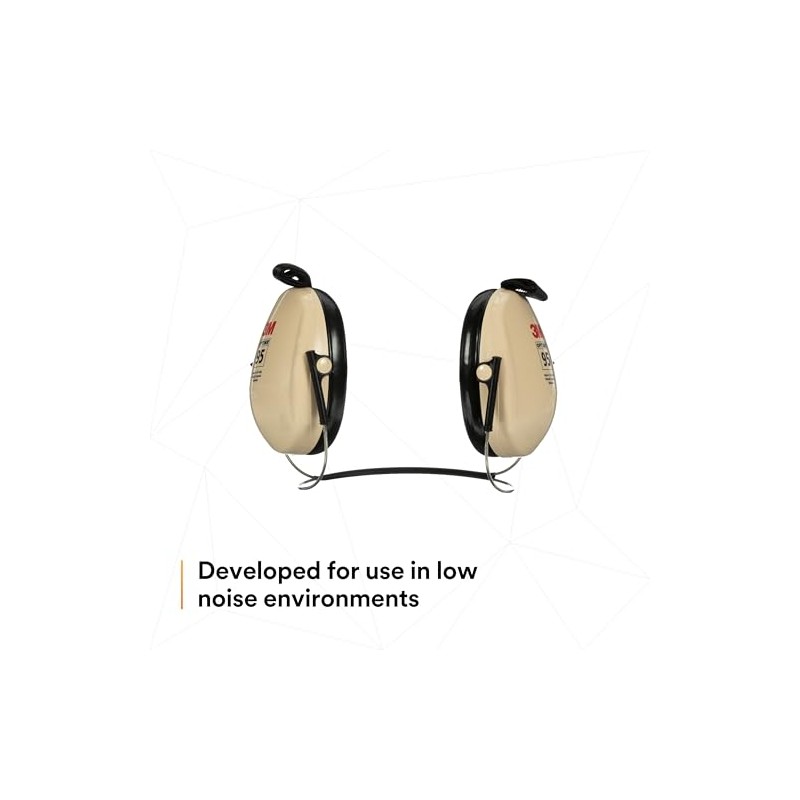 3M PELTOR Protección Auditiva Optime 95 Orejeras, Copas Ajustables, Compatible