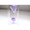 Lonovel 60 Minutes Hourglass Timer,Crystal Sand Timer Diamond Carving Surface,Good