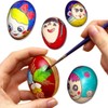 20 PCS Plastic Fake Eggs for DIY Easter Eggs, Painting