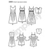 Simplicity Pattern 2886 Dress with Bodice Variations and Bolero Size
