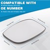 E-Vniko Left Driver Side Power Heated Mirror Glass with Backing