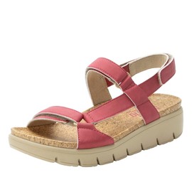 Alegria Womens Henna Washed Ruby Platform Sandal 5-5.5 M US