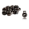 WedDecor Metal Push Button Twin Hole Cord Lock Spring Loaded