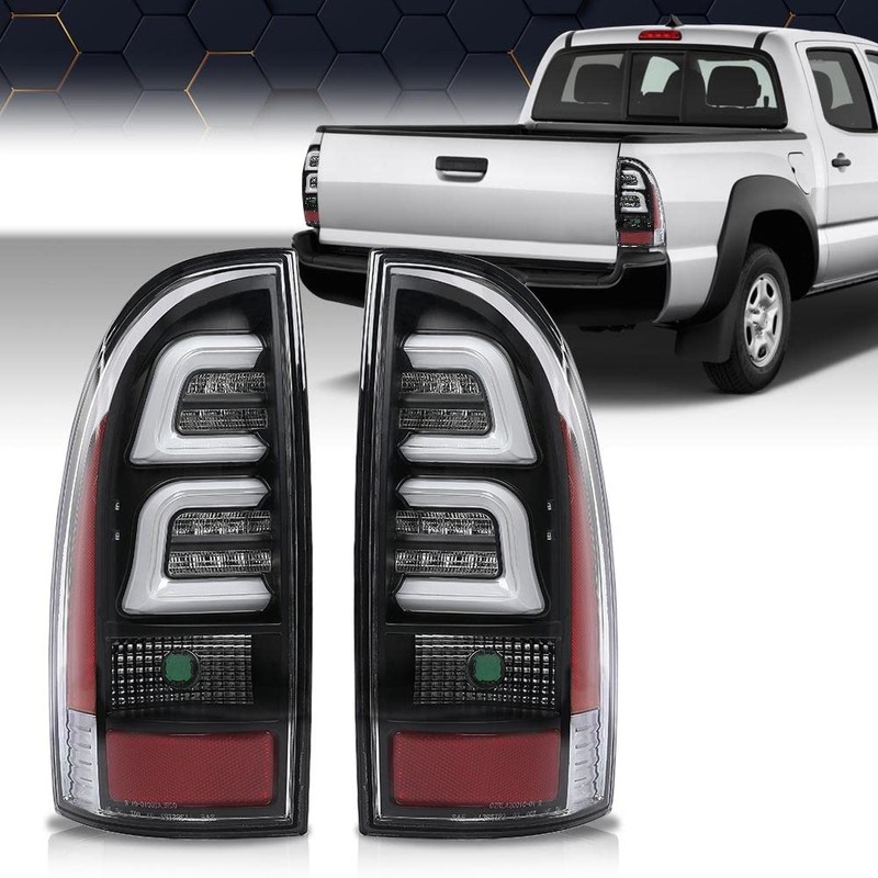 PIT66 LED Tail Lights Assembly, Compatible with Toyota Tacoma 2005-2015